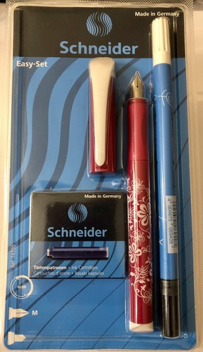 Schneider füller rot glam set - rot, glam-set