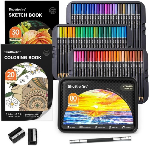 Buntstifte set mit malbuch - set,